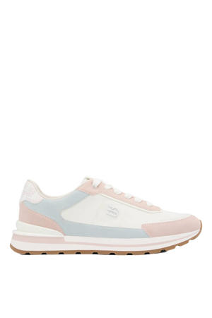 sneakers wit/blauw/roze