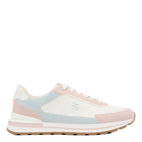 ESPRIT sneakers wit/blauw/roze afbeelding