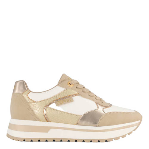 ESPRIT sneakers beige afbeelding