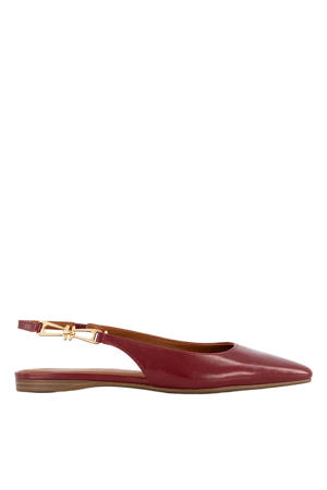 slingback loafers bordeaux