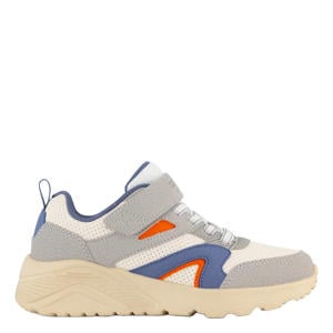 sneakers grijs/blauw/oranje