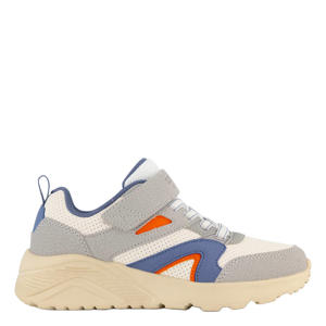 sneakers grijs/blauw/oranje
