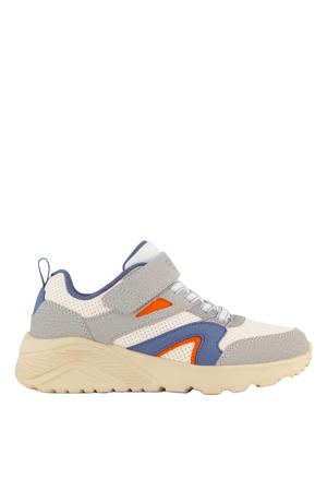 sneakers grijs/blauw/oranje