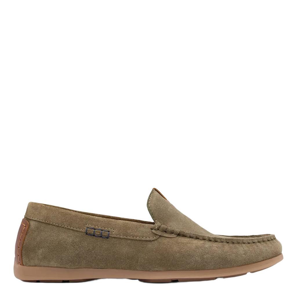 Taupe heren Memphis One suède loafers van leder/synthetisch