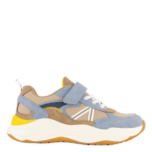 sneakers bruin/blauw