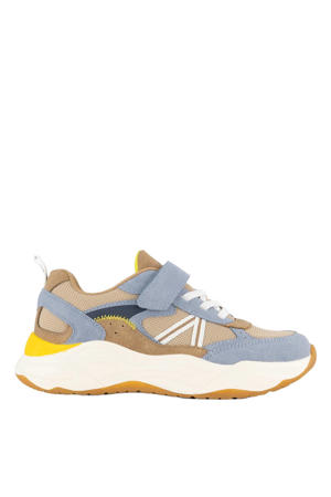 sneakers bruin/blauw
