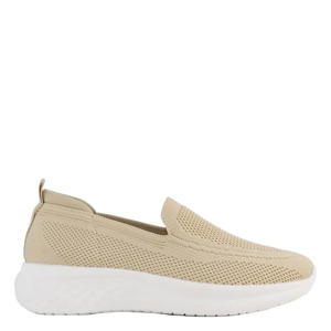 slip-on sneakers beige