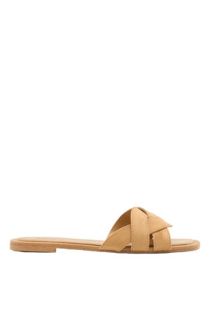 slippers lichtbruin