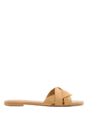 slippers lichtbruin
