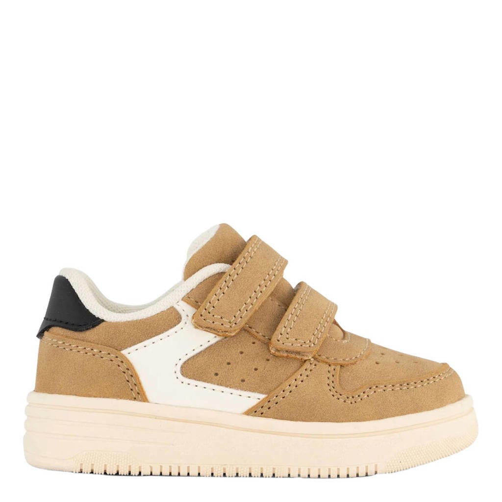 Beige jongens Vty sneakers van synthetisch/textiel met veters