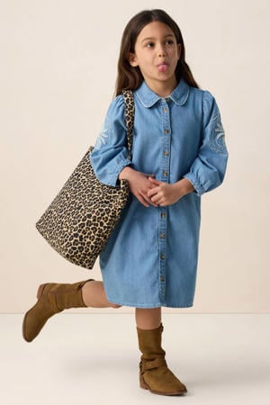 denim spijkerjurk light blue denim