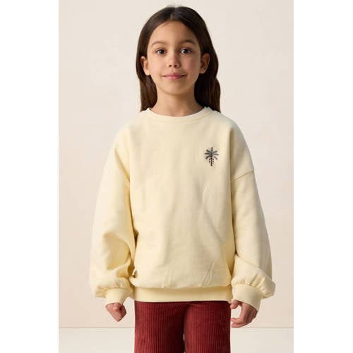 Sissy-Boy sweater met backprint lichtgeel afbeelding