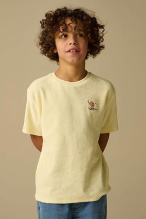 T-shirt lichtgeel