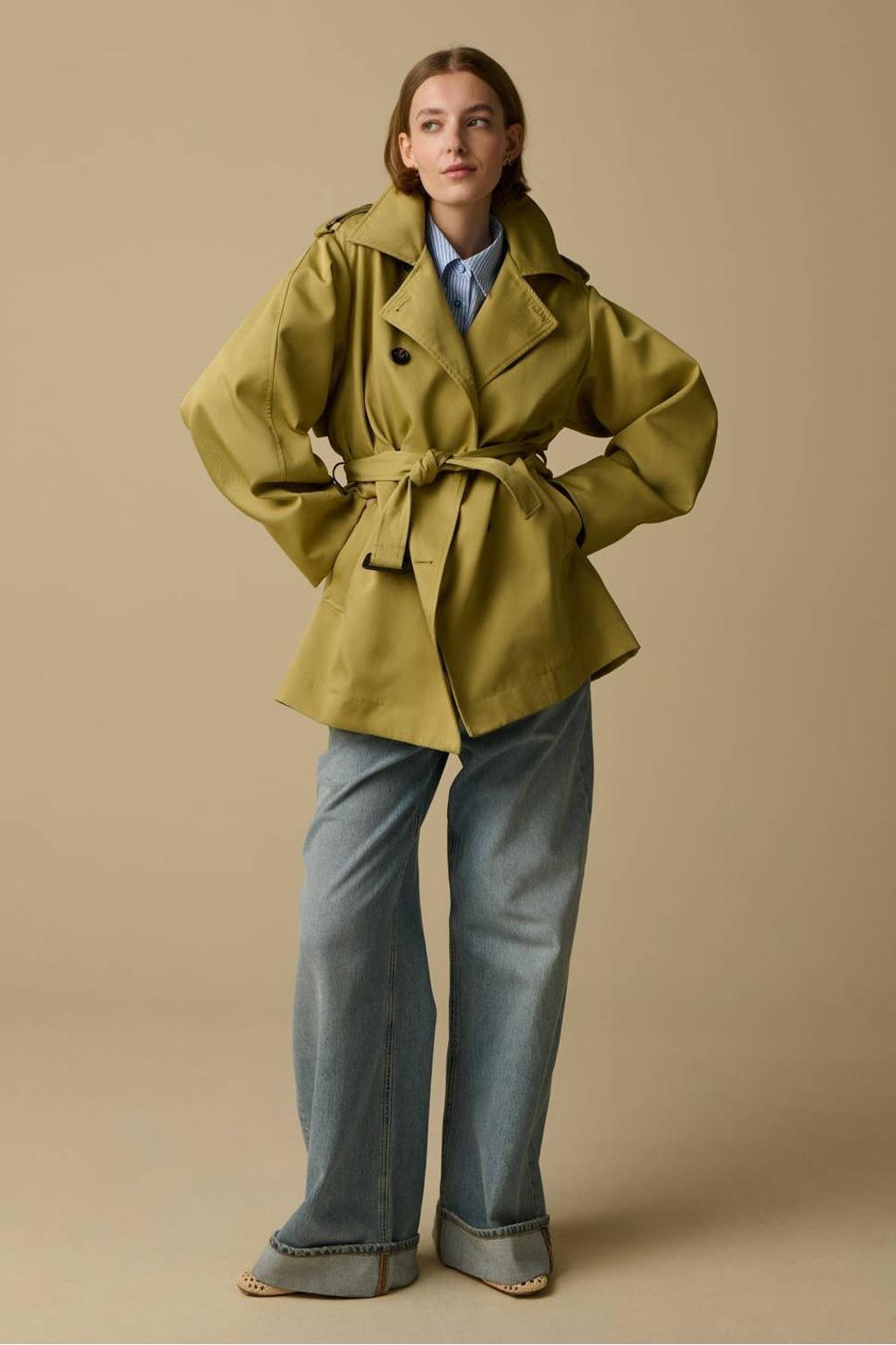 Sissy-Boy trenchcoat lichtgroen
