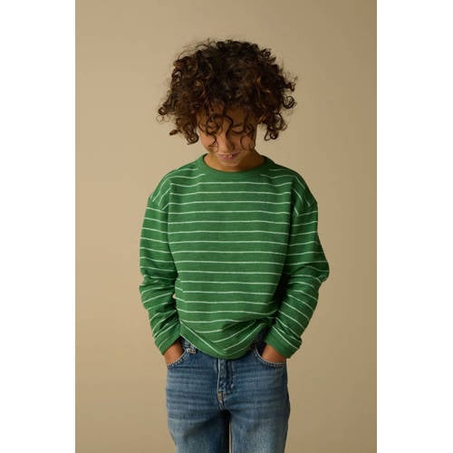 Sissy-Boy gestreepte longsleeve donkergroen afbeelding