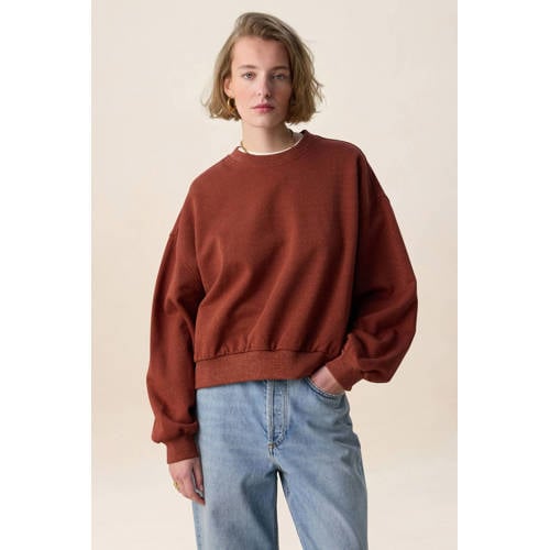 Sissy-Boy sweater donkerrood met lurex afbeelding