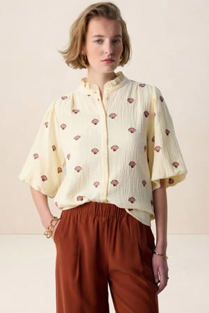 blouse lichtgeel
