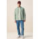 Sissy-Boy regular casual overhemd met krijtstreep groen