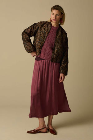 midi rok roze
