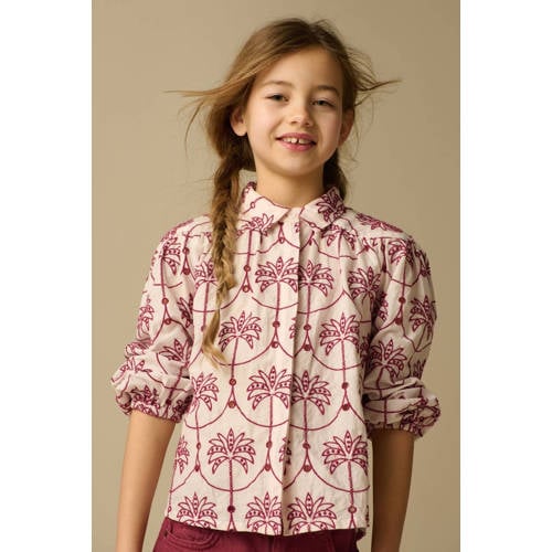 Sissy-Boy blouse lichtroze broderie afbeelding