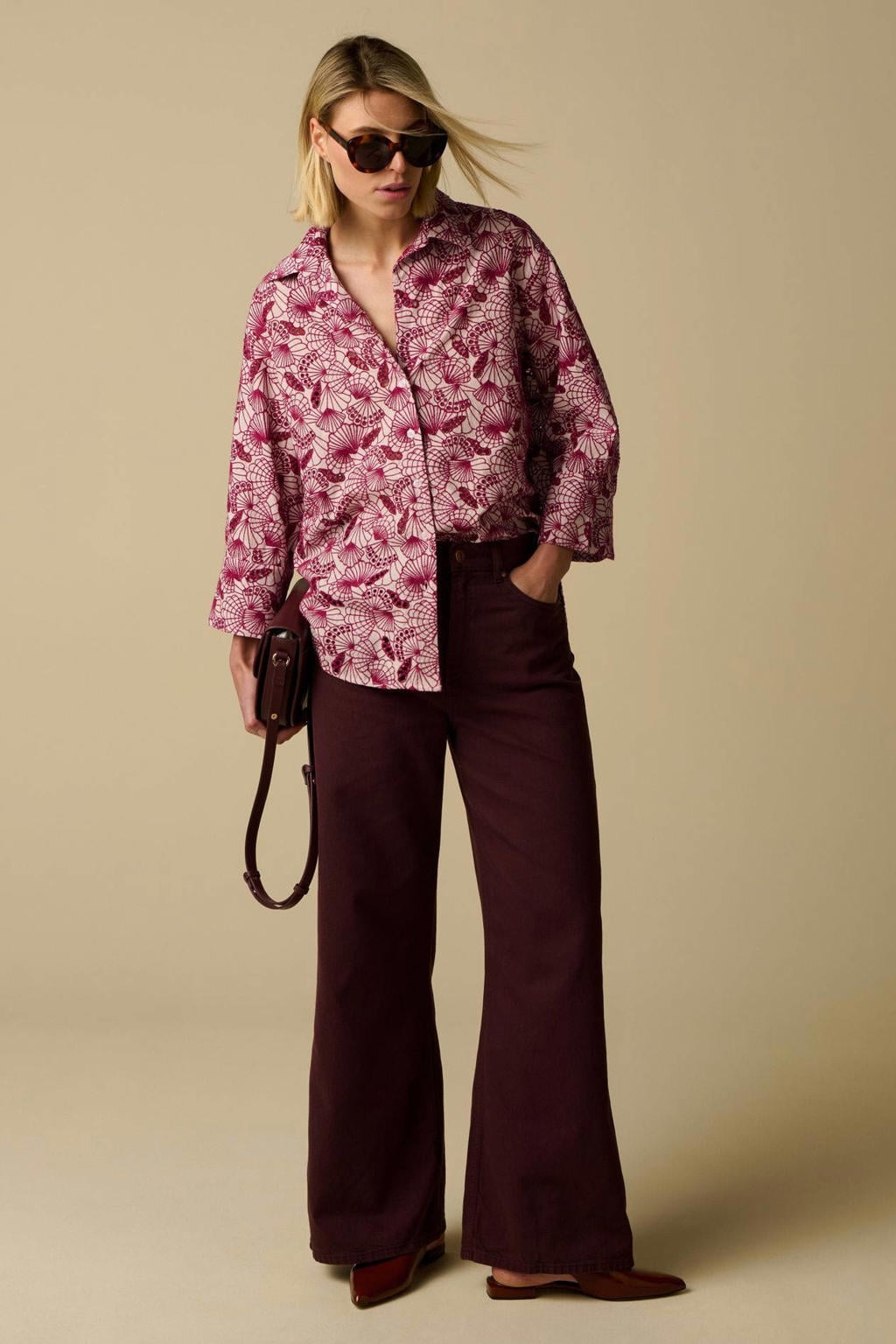 Sissy-Boy blouse lichtroze broderie