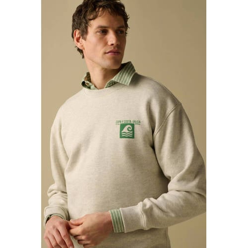 Sissy-Boy sweater met backprint grijs afbeelding