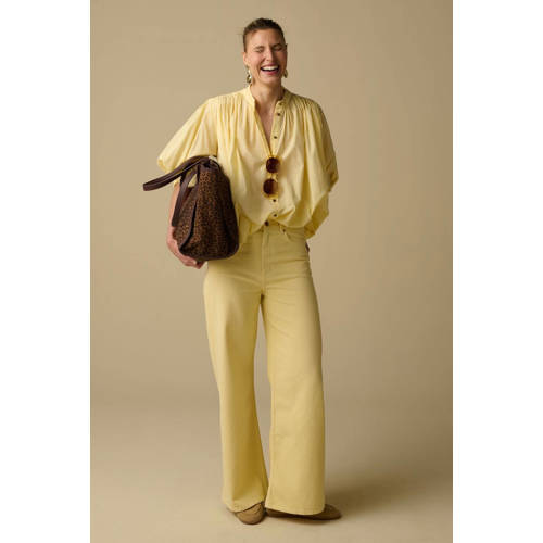 Sissy-Boy wide leg jeans lichtgeel afbeelding