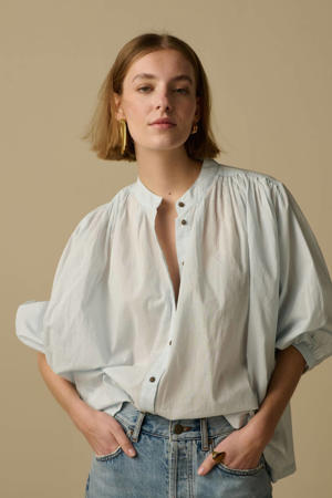 blouse lichtblauw