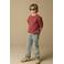 Sissy-Boy sweater met backprint roodbruin