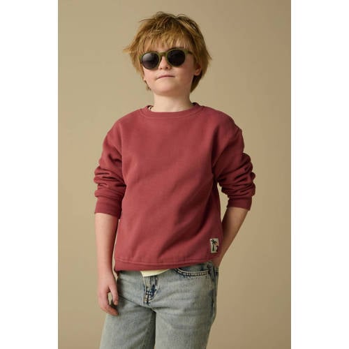 Sissy-Boy sweater met backprint roodbruin afbeelding