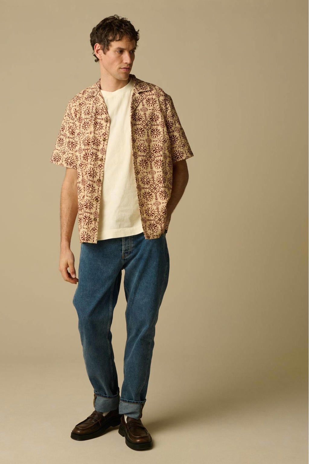 Sissy-Boy loose casual overhemd beige