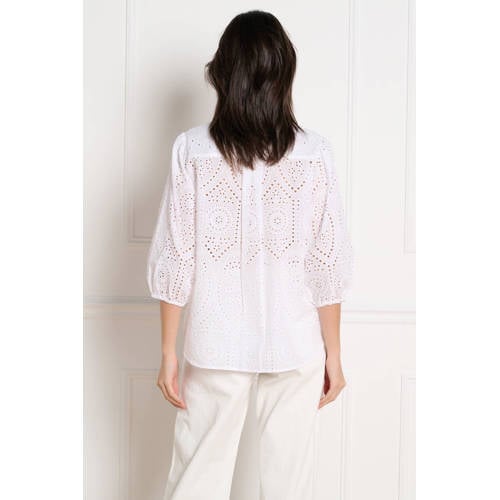 LOLALIZA blouse wit broderie afbeelding