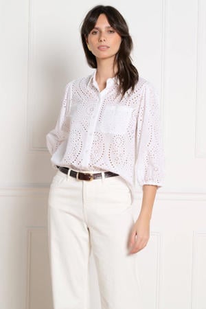 blouse wit broderie