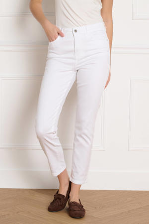 denim slim high waist broek