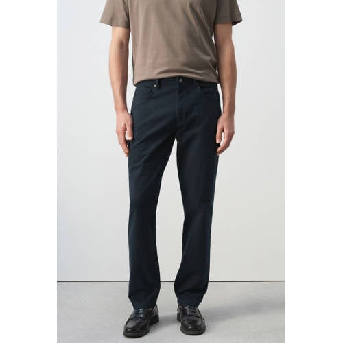 Mango Man regular fit jeans donkerblauw afbeelding