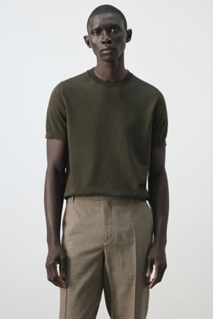 regular T-shirt fijn gebreid