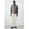 Mango Man slim pantalon met linnen