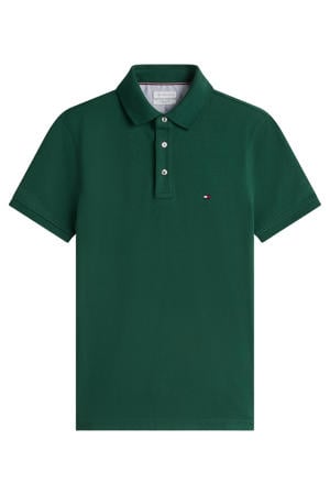 slim polo donkergroen