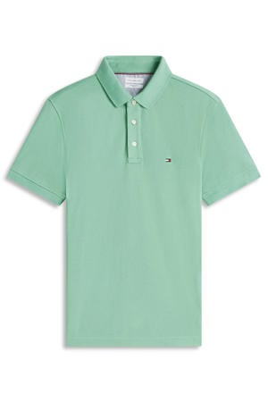 slim polo groen