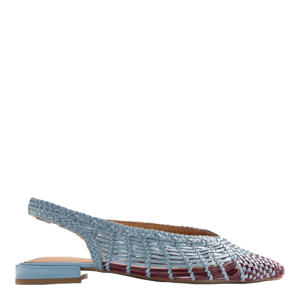Magarini leren slingback loafers blauw