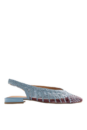 Magarini leren slingback loafers blauw