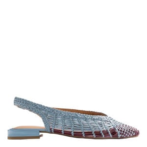 Magarini leren slingback loafers blauw