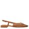Gioseppo Jericho leren slingback loafers cognac