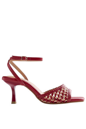 Kajiado leren sandalettes rood