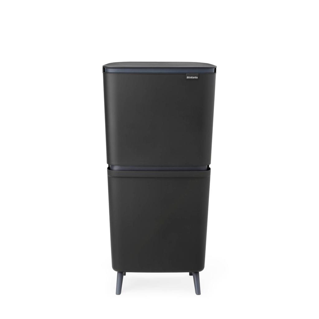 Brabantia Brabantia SortUp Recycle Prullenbak Hi, 10+10+25 liter - Dark Grey