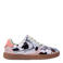 Gioseppo sneakers met koeienprint zilver/roze