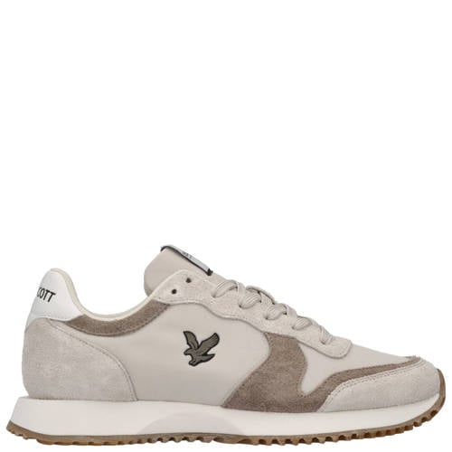 Lyle & Scott suède sneakers beige afbeelding