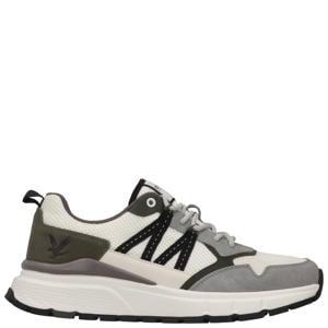 suède sneakers grijs