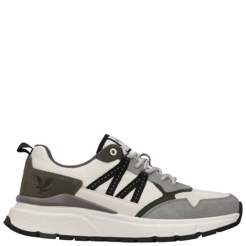 Lyle & Scott suède sneakers grijs afbeelding