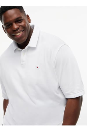 regular fit polo Plus Size - wit